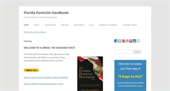 Desktop Screenshot of floridadomicilehandbook.com